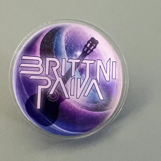 Acrylic Collectors Pin #1: Purple Galaxy
