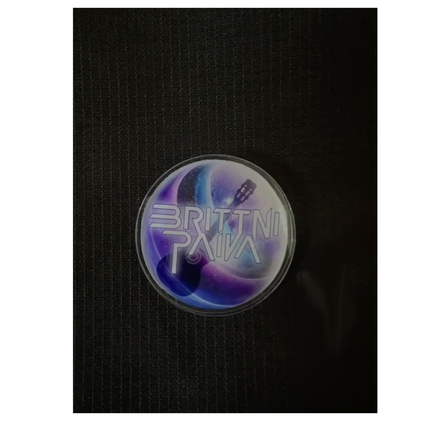 Acrylic Collectors Pin #1: Purple Galaxy