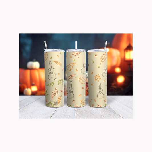 Fall Skinny Coffee Tumbler